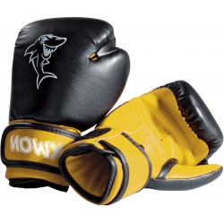 Dětské rukavice KWON Žralok černo-žluté