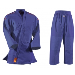 Kimono na judo DANRHO Yamanashi modré s nášivkami