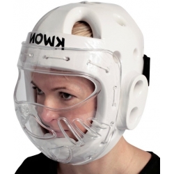 Helma s maskou KWON KSL bílá