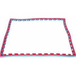 Hrany pro tatami KWON červená / modrá 4 cm