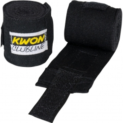 Bandáže KWON Clubline černé 2,5 m