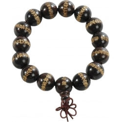 Shaolin náramek KWON černý ornament