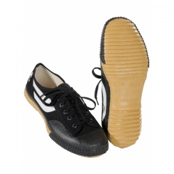 Plátěné boty černé - VÝPRODEJ