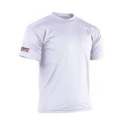 Rash guard funkční tričko s krátkým rukávem bílé - VÝPRODEJ