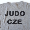 Tričko JUDO tmavě šedý melír, vel. M - VÝPRODEJ