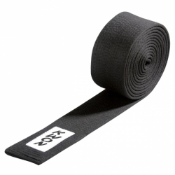 Budo pásek KWON bavlněný černý - VÝPRODEJ