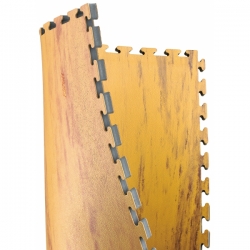 Oboustranné tatami KWON 100 x 100 x 2,5 cm vzor dřeva - VÝPRODEJ