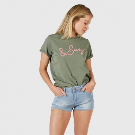 Dámské triko Brunotti Oulinas-Print - Zelená