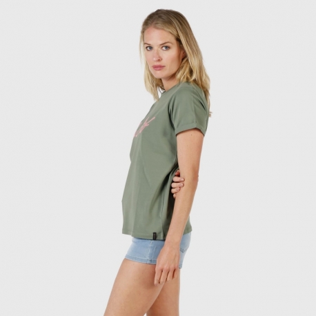 Dámské triko Brunotti Oulinas-Print - Zelená