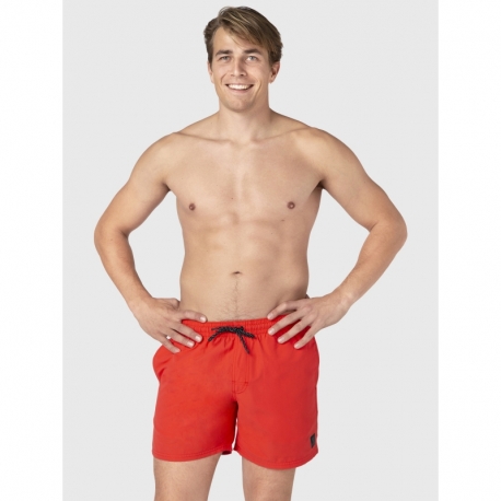 Pánské plavky Brunotti CrunECO - Zářivě červená