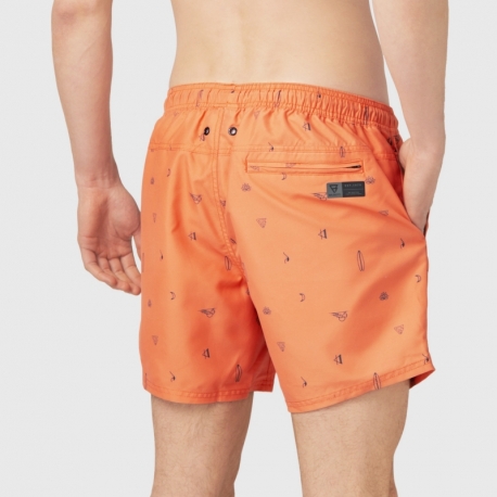 Pánské plavky Brunotti CrunECO-Mini - Oranžová