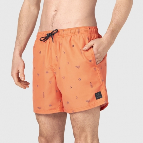 Pánské plavky Brunotti CrunECO-Mini - Oranžová