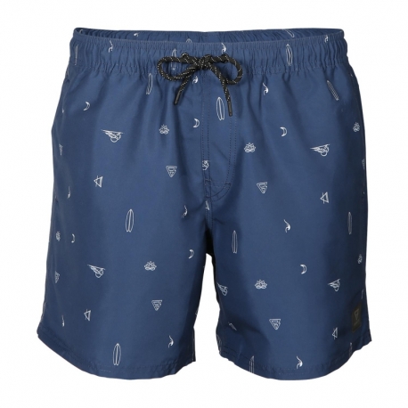 Pánské plavky Brunotti CrunECO-Mini - Tmavě modrá