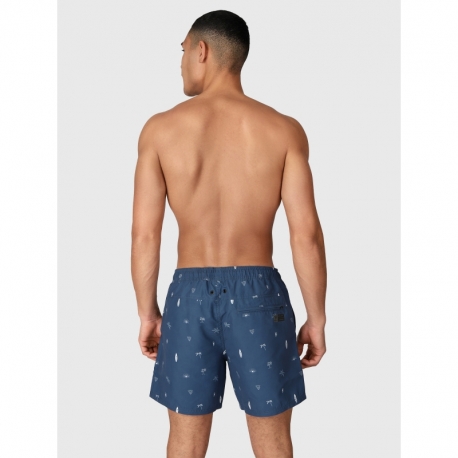 Pánské plavky Brunotti CrunECO-Mini - Modrá