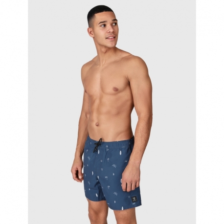 Pánské plavky Brunotti CrunECO-Mini - Modrá