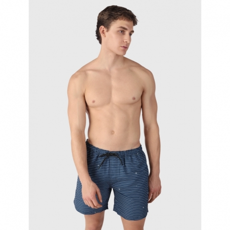Plavky Brunotti CrunECO-Stripe - Modrá