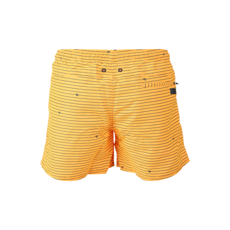 Plavky Brunotti CrunECO-Stripe - Neonově oranžová