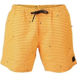 Plavky Brunotti CrunECO-Stripe - Neonově oranžová