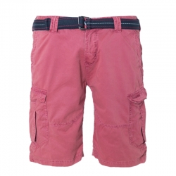 Pánské kraťasy Brunotti Caldo s páskem - Cihlově červená