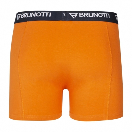 Pánské boxerky Brunotti Sido 2-pack - Oranžová / Oranžová