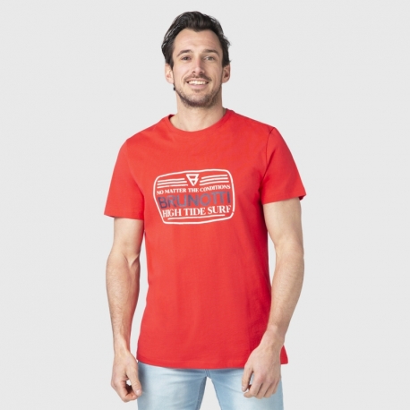 Pánské tričko Brunotti Tim-Print - Červená