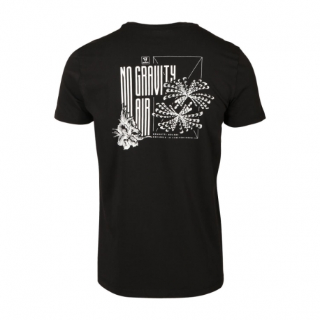 Pánské tričko Ivan s potiskem na zadní straně - Černá