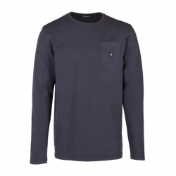 Pánské tričko s dlouhým rukávem Brunotti Nichal - Tmavě modrá
