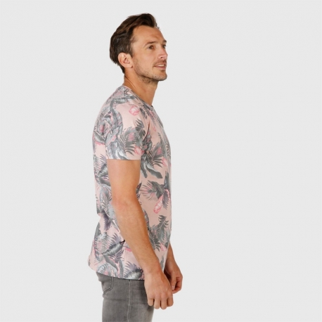 Pánské tričko Brunotti Jason-Leaf - Růžová