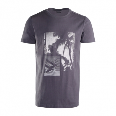 Pánské tričko Brunotti Tim-Print - Černá