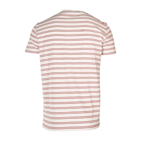 Pánské tričko Brunotti Tim-Twin-Stripe - Bílá