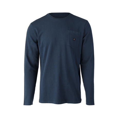 Pánské tričko Brunotti Pascal s potiskem na zadní straně - Tmavě modrá