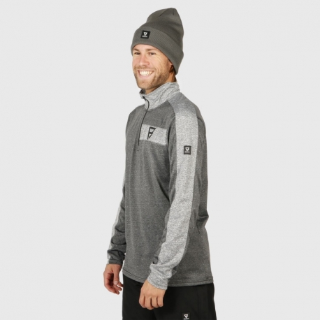 Pánská fleecová mikina Brunotti Gerry - Tmavě šedá