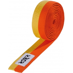 Pásek ke kimonu KWON žluto-oranžový