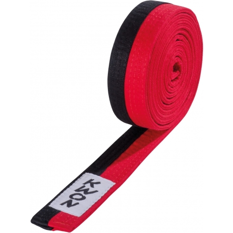 Pásek ke kimonu KWON černo-červený