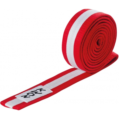 Budo pásek KWON červeno-bílo-červený