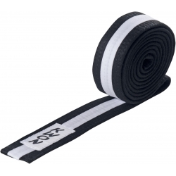 Budo pásek KWON černo-bílo-černý