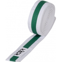 Budo pásek KWON dětský bílo-zeleno-bílý