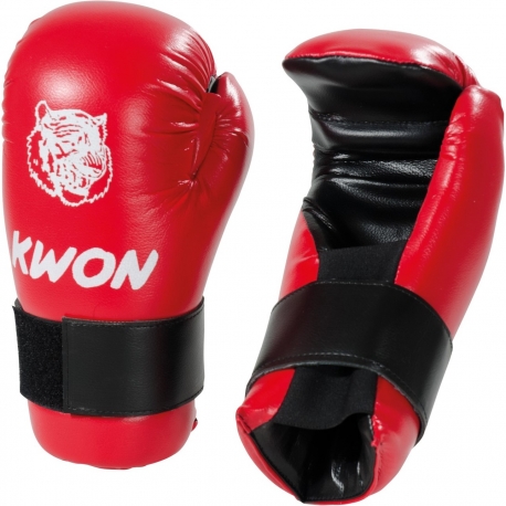 Dětské anatomické rukavice KWON Tiger červené