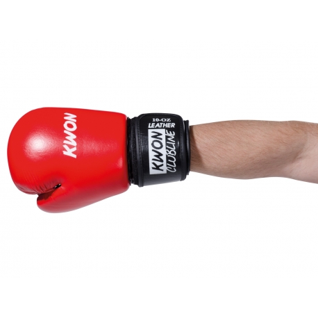 Rukavice KWON Clubline Pointer kožené červené